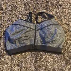 Victoria's Secret Gray and Black Sports Bra
